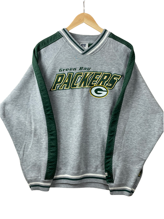 00s Green Bay Packers NFL Lee Sport Sweatshirt Grey