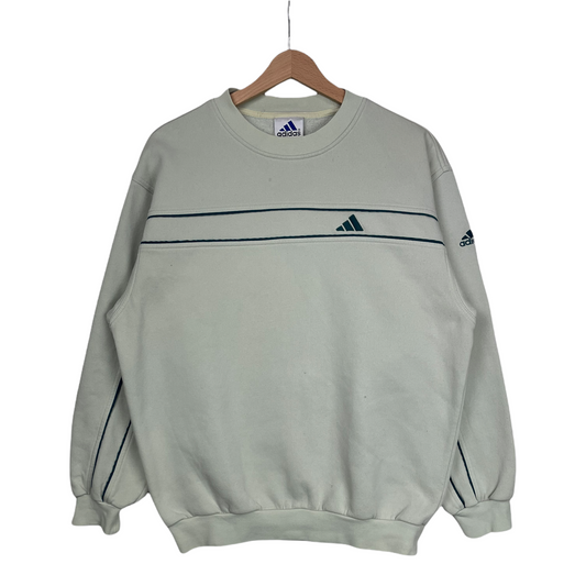 00s Adidas Sweatshirt Creme S/M