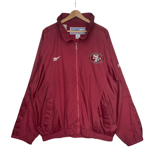 90s Reebok San Francisco 49ers NFL Jacket Red