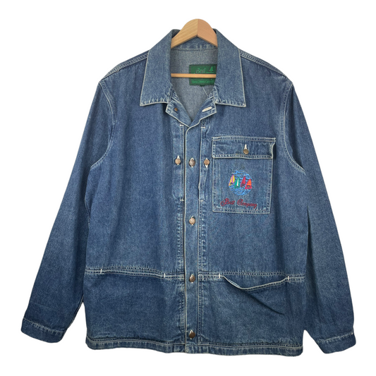 90s Best Company Jeans Jacket Blue L