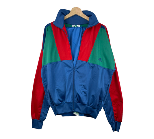 90s Pink Sail Tracksuit Red Green M