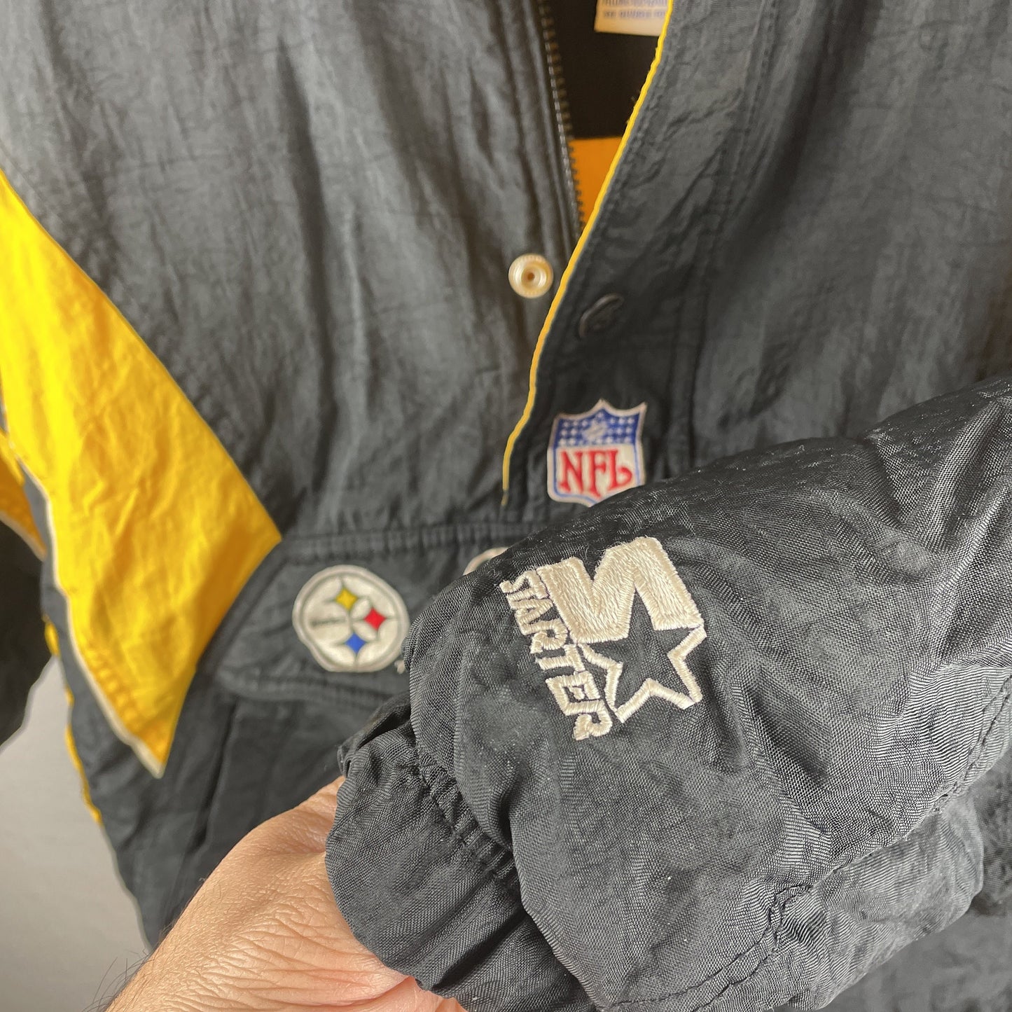 NFL Vintage Starter Jacke 90s Pittsburgh Steelers