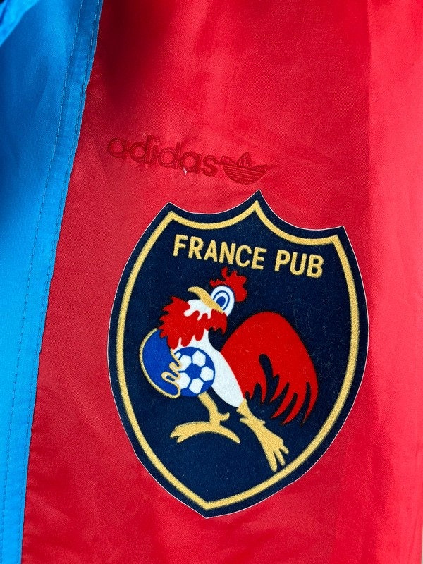 Rare 80s Adidas French Colorblock Jacket / Windbreaker made in France (L'equipe/Football)