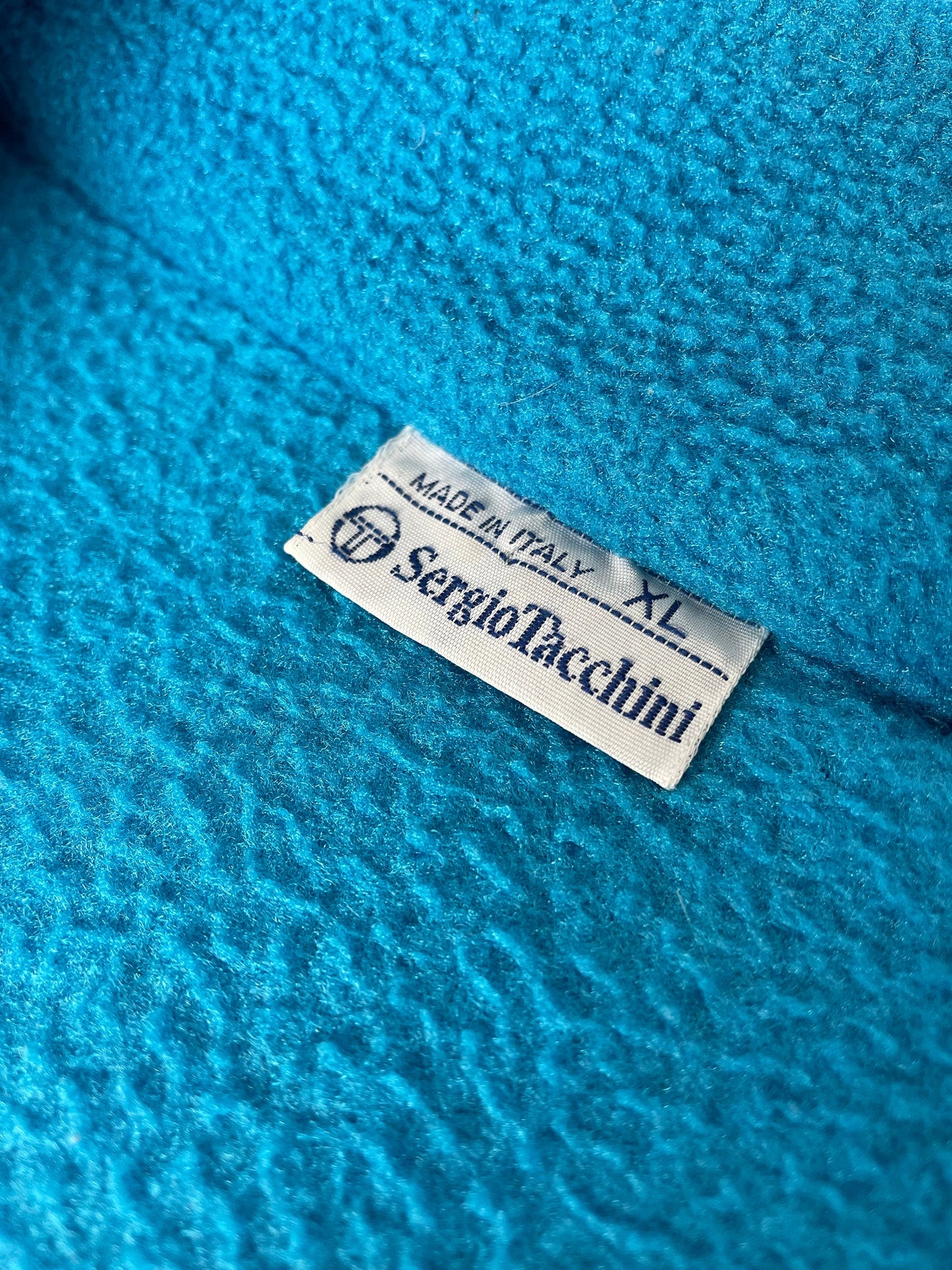 80s Crazy Fleece Sergio Tacchini Made in Italy